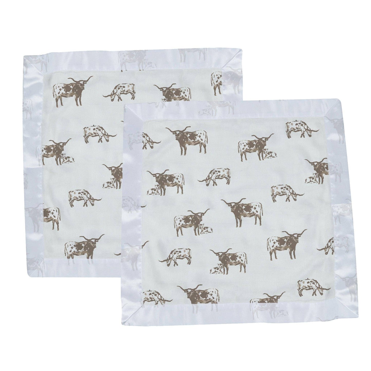 Longhorn Blankie/Burp Cloth