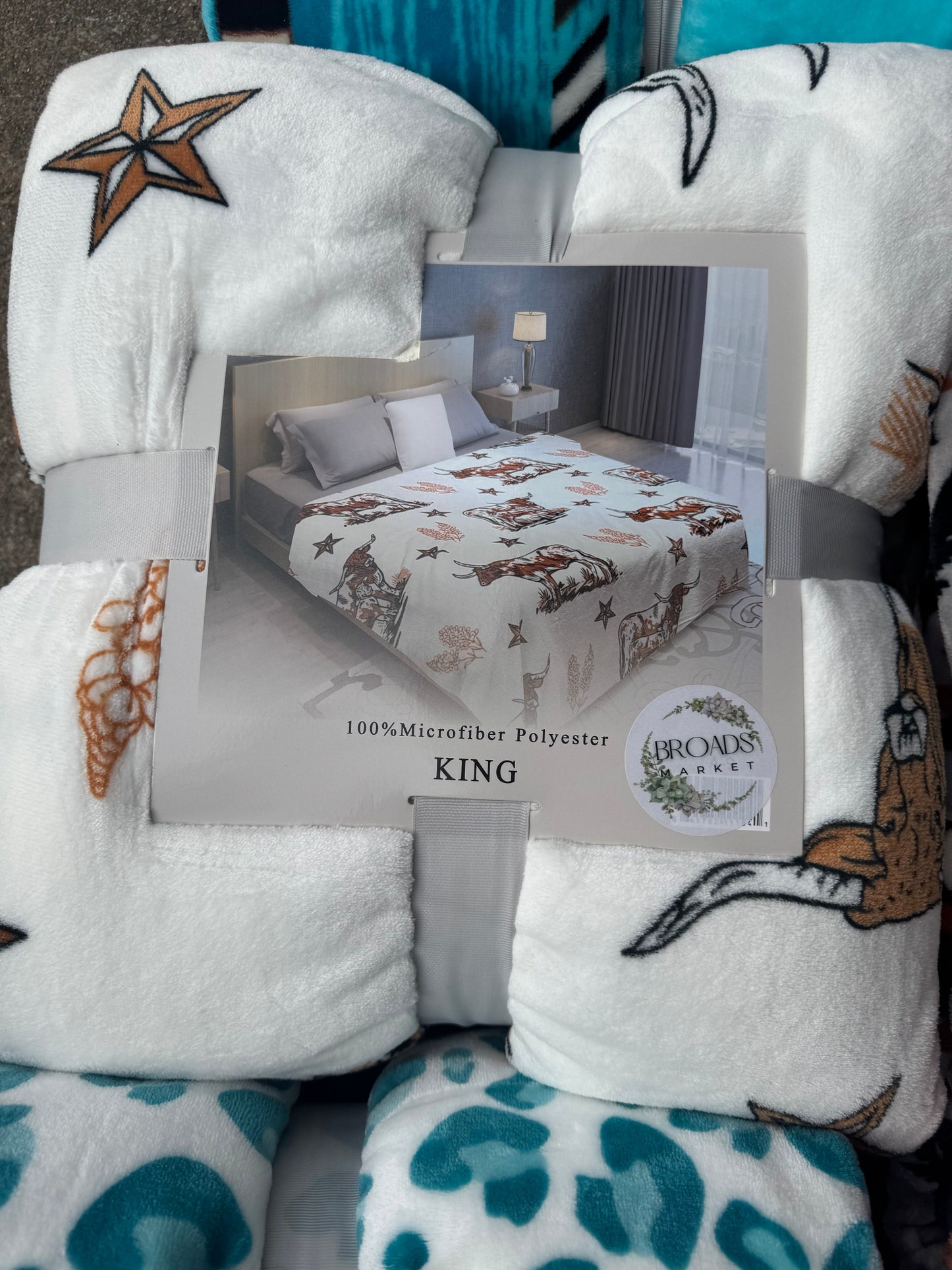 Longhorn Super Plush Blanket