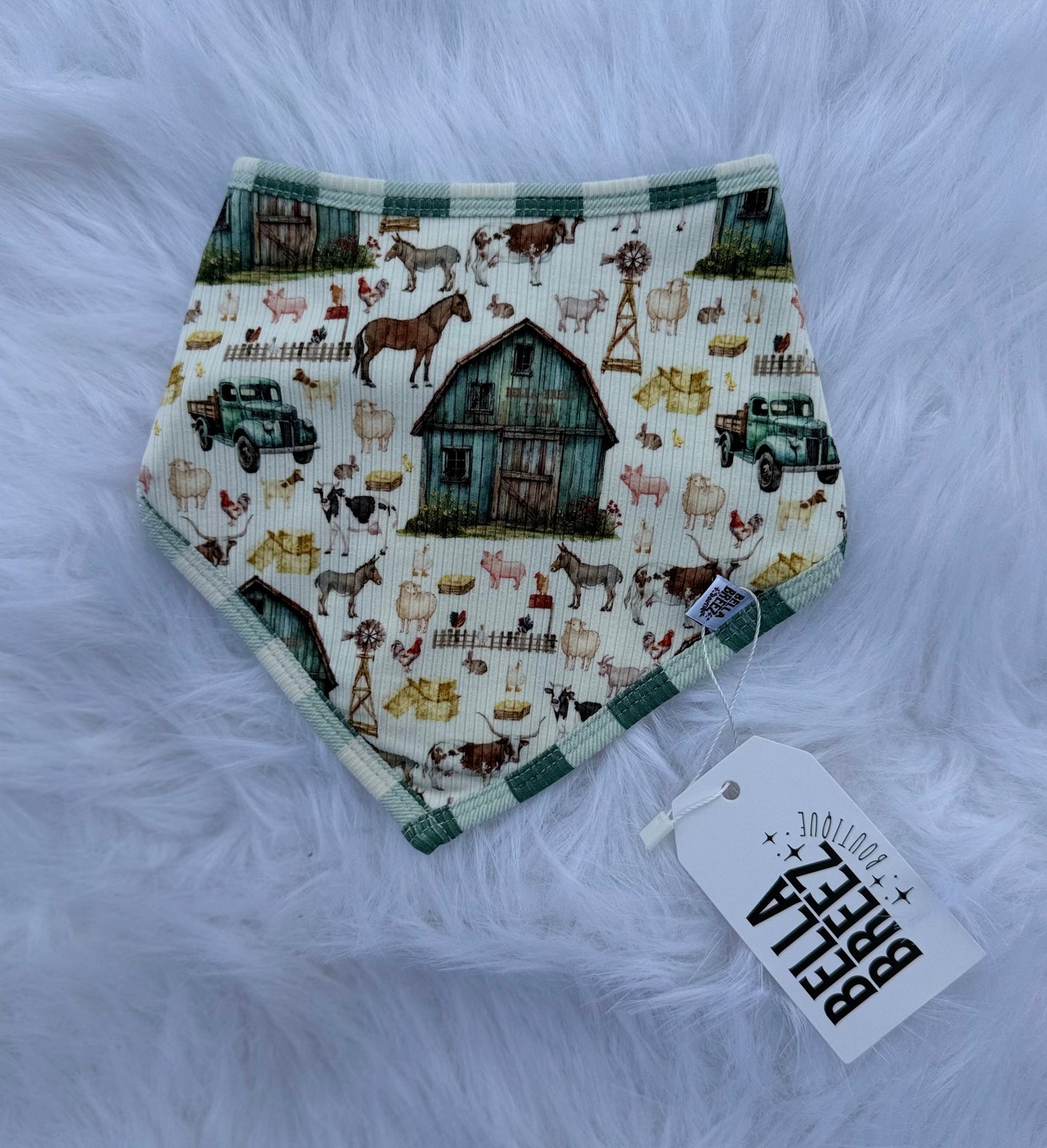 BBB Farm Ribbed Bamboo Bib