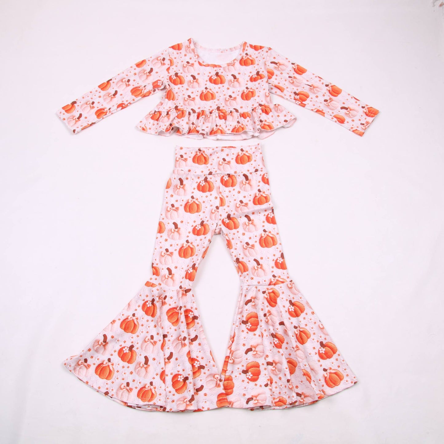 Pumpkins & Bows Bell Set