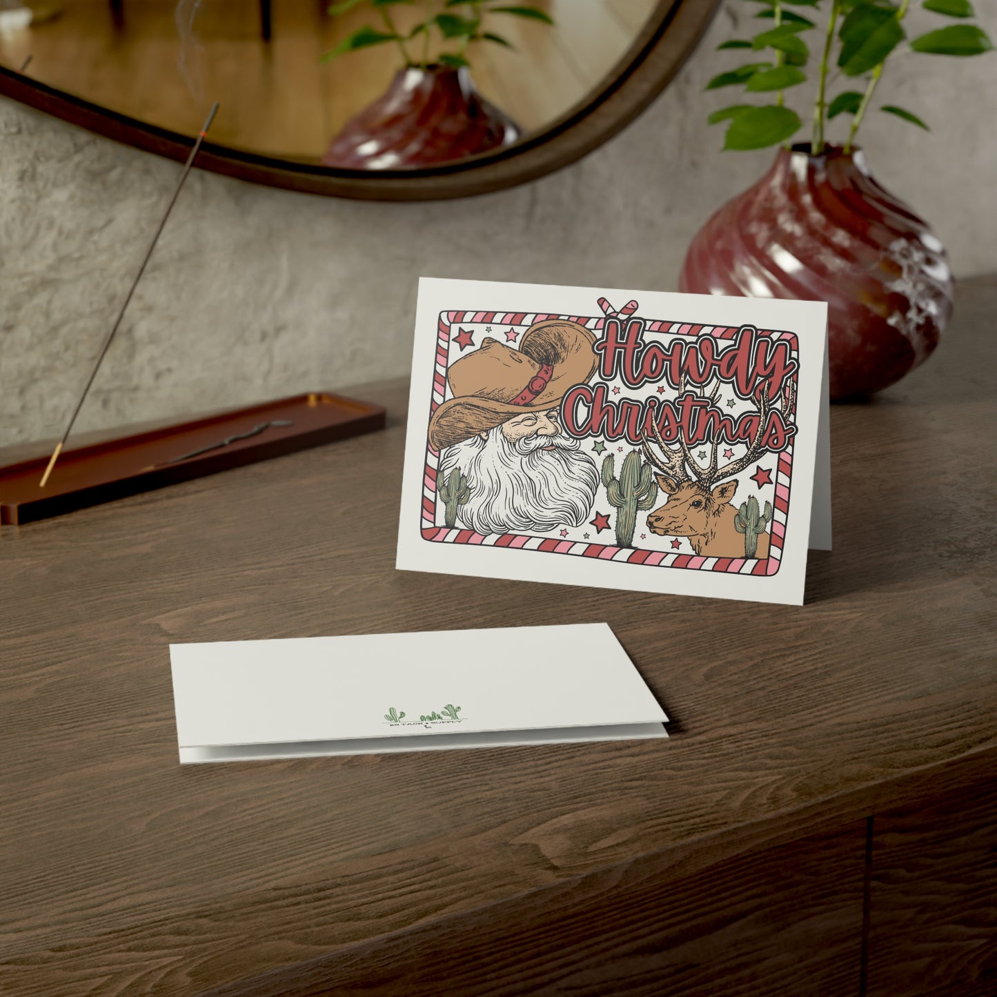 Howdy Christmas Greeting Cards