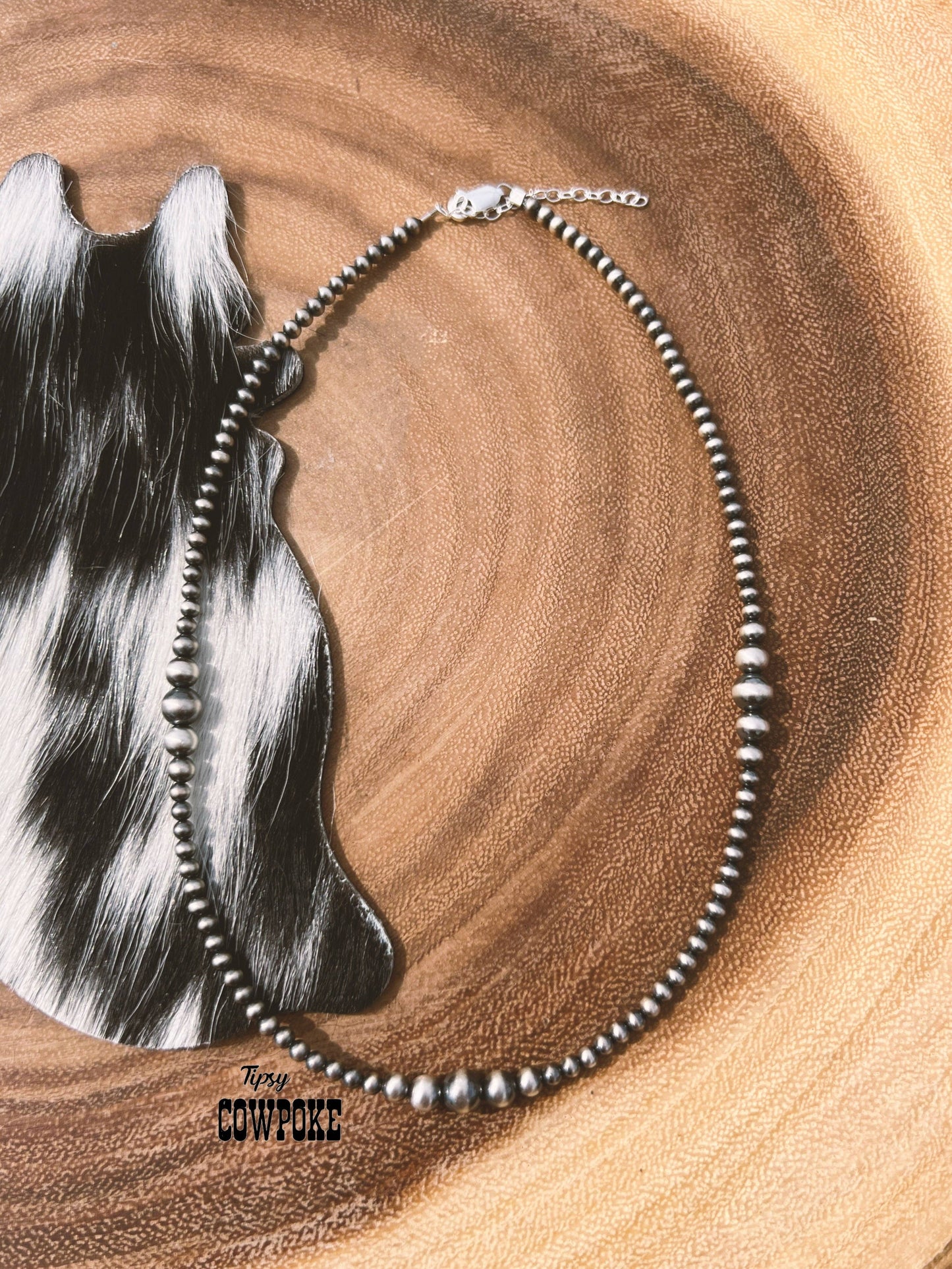 Graduated Navajo Pearl Necklace