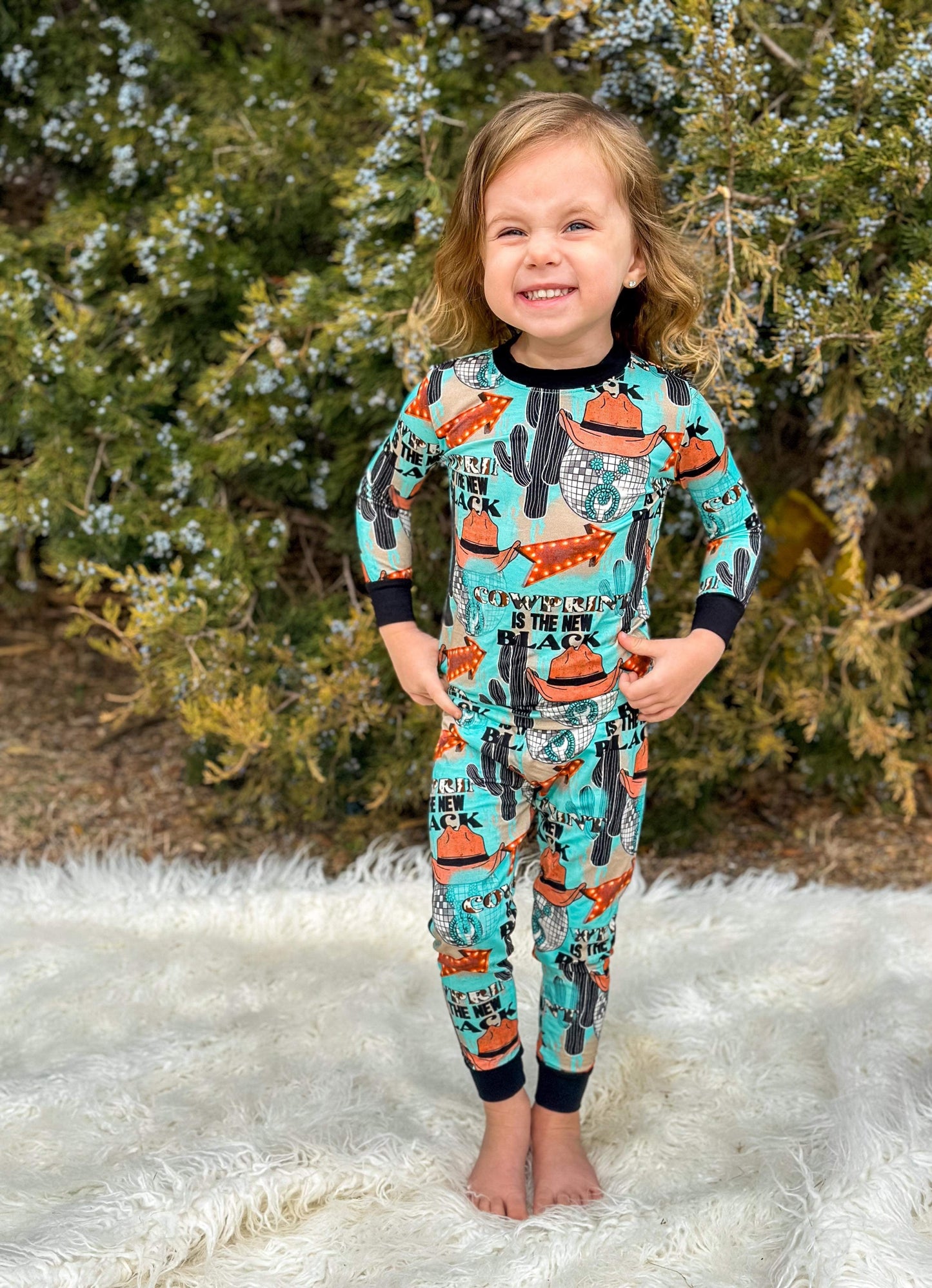 Cow Print is the New Black Bamboo Set (FINAL SALE)
