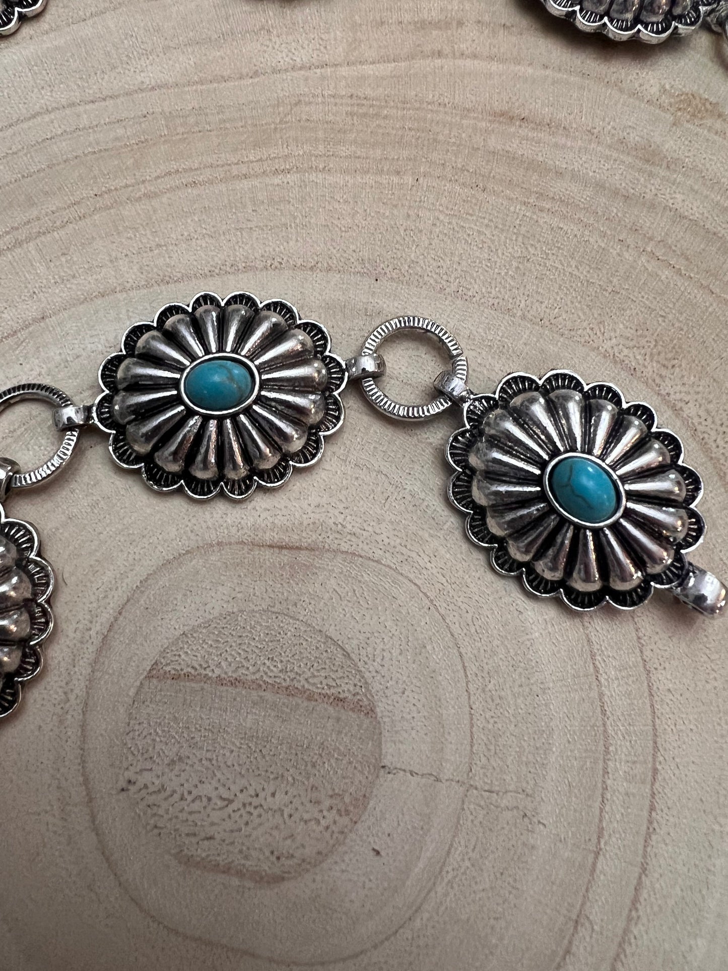 Houston Western Small Concho Belt - Small/Medium