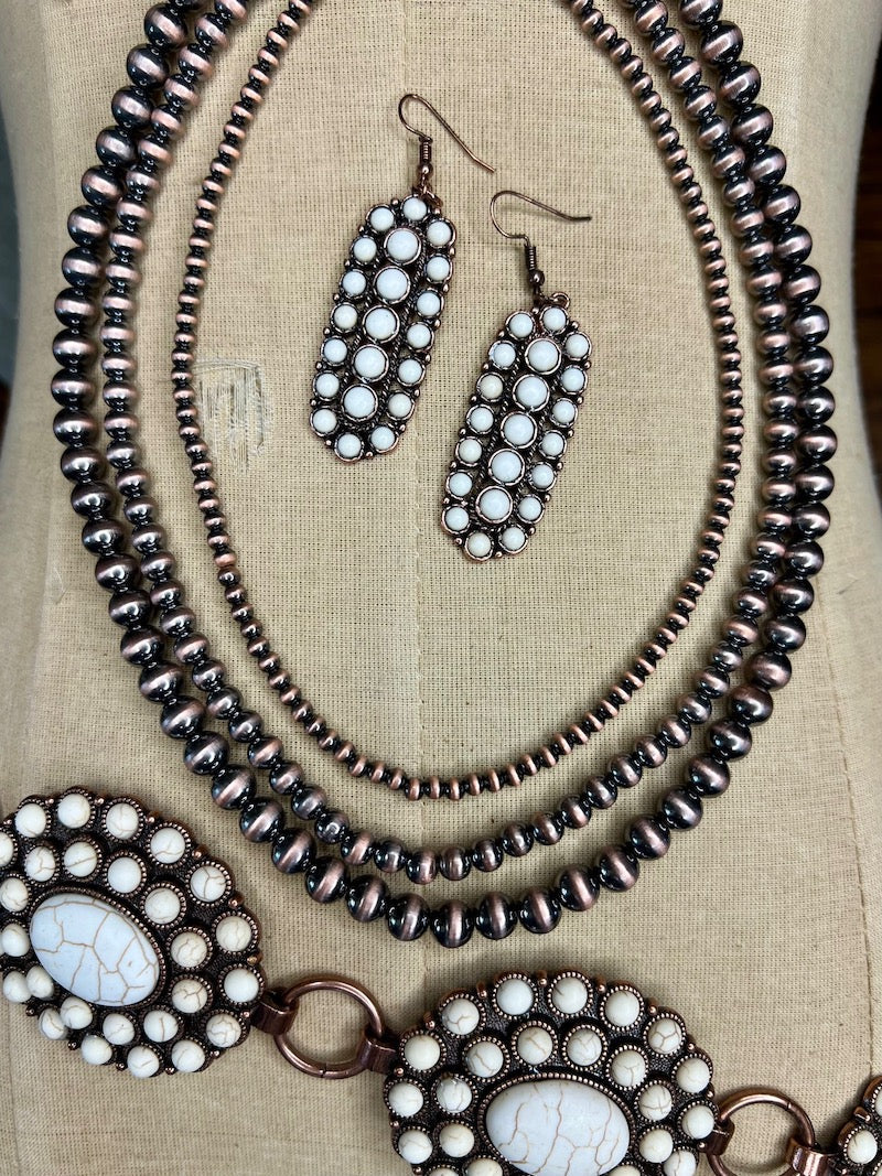 Senorita White Turquoise Sm/Med Belt