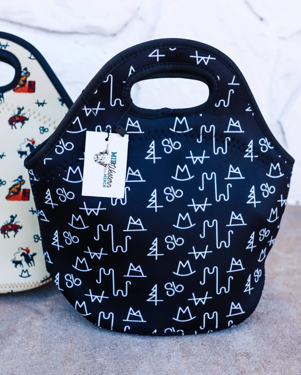 Black Brand Backpack and Lunch Box Set