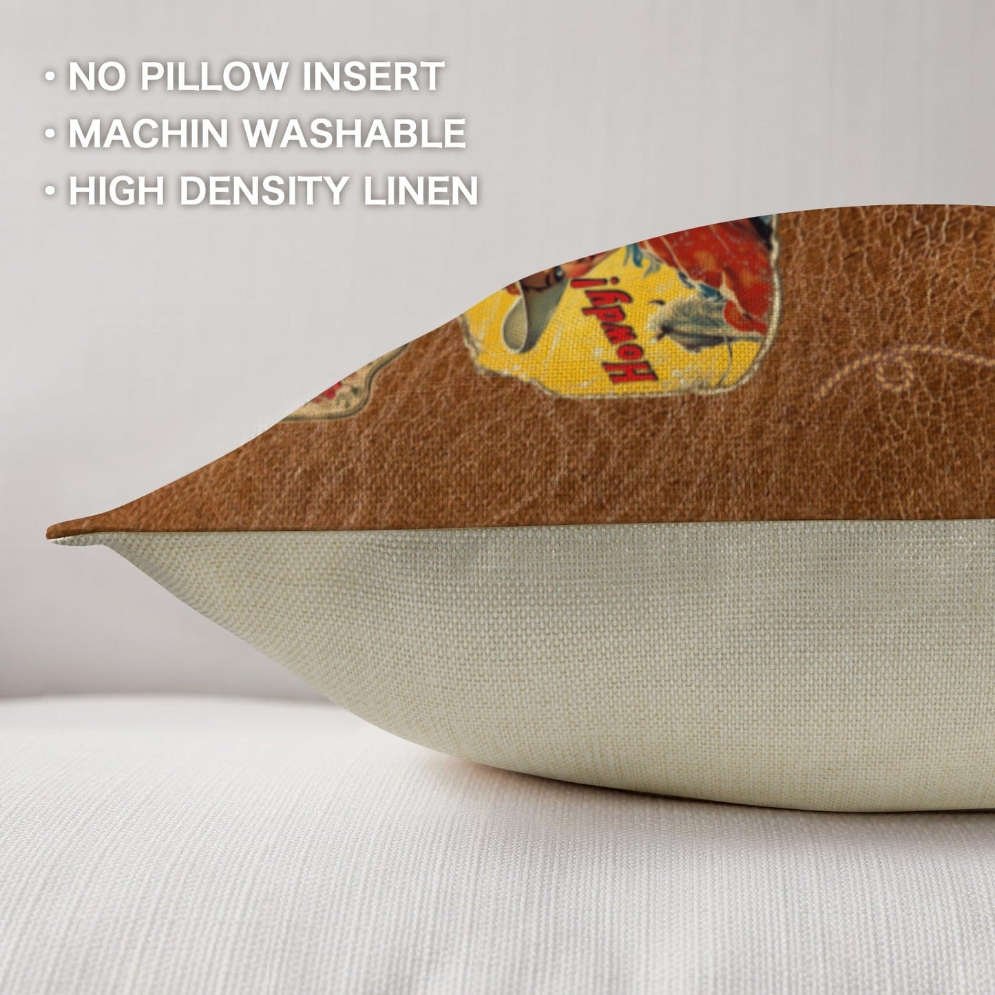 Vintage Cowgirl Collage Square Pillow Case