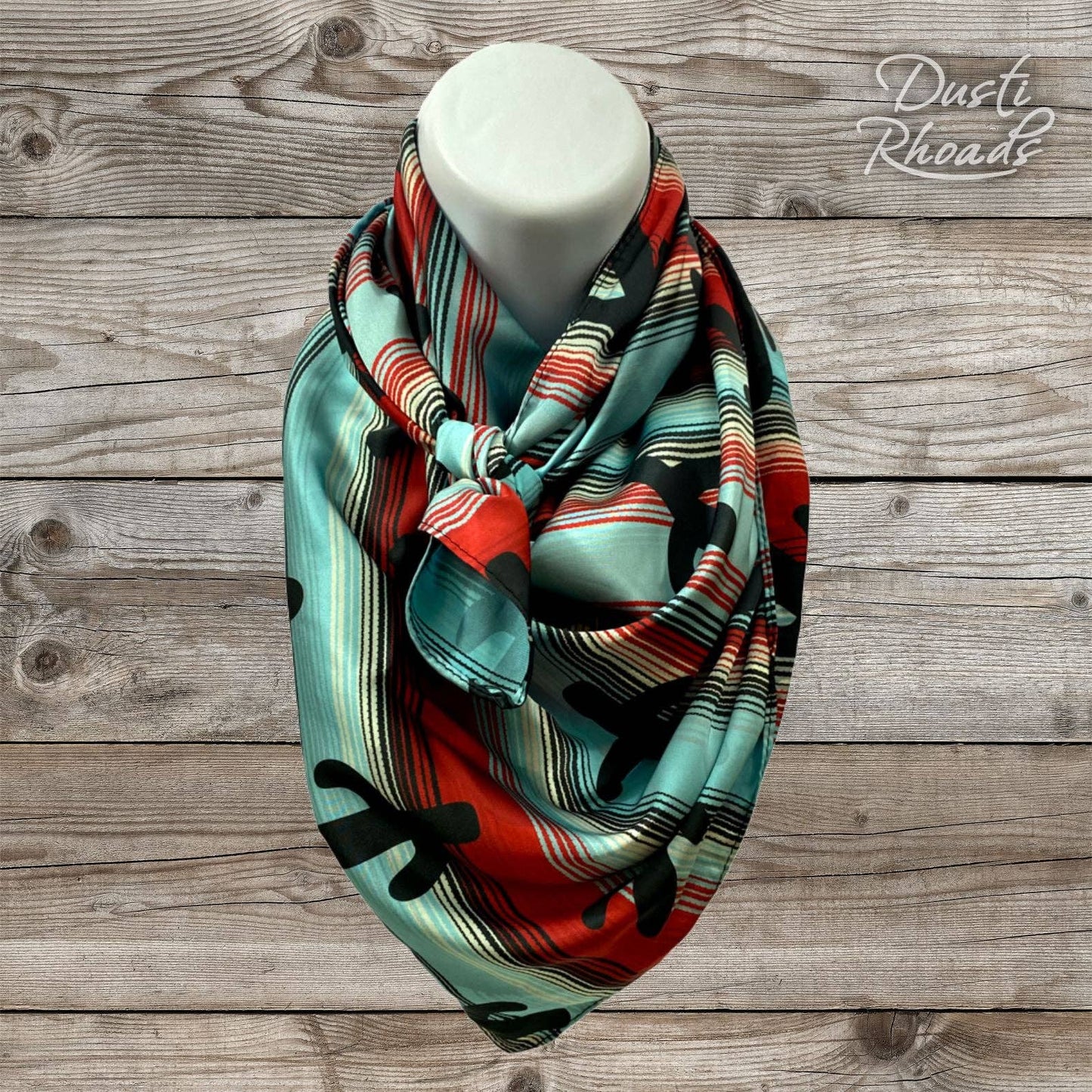 Desert Rose Silk Scarf
