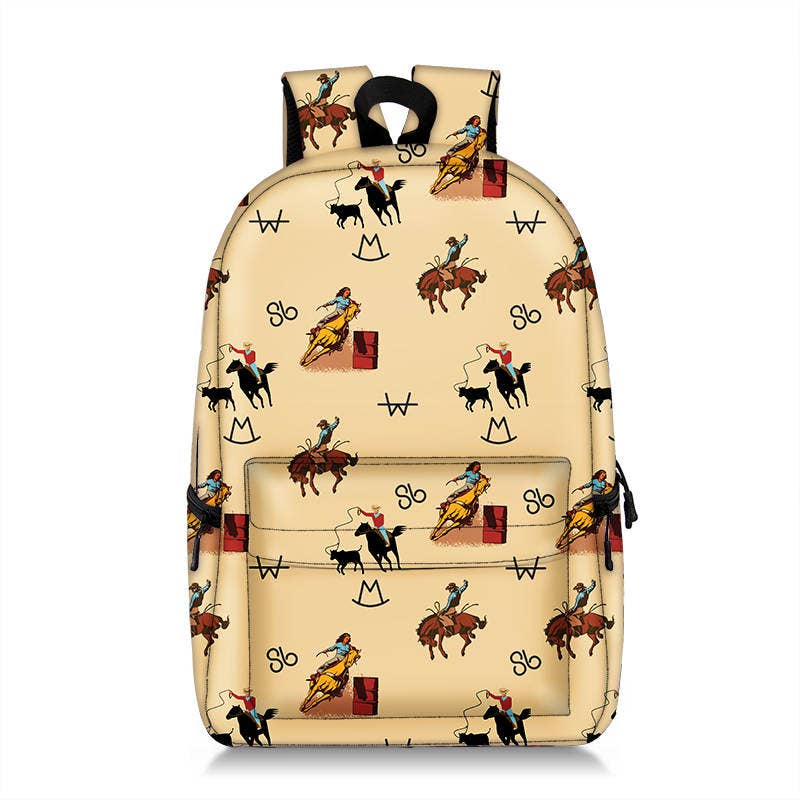 Vintage Cowboy Backpack & Lunch box