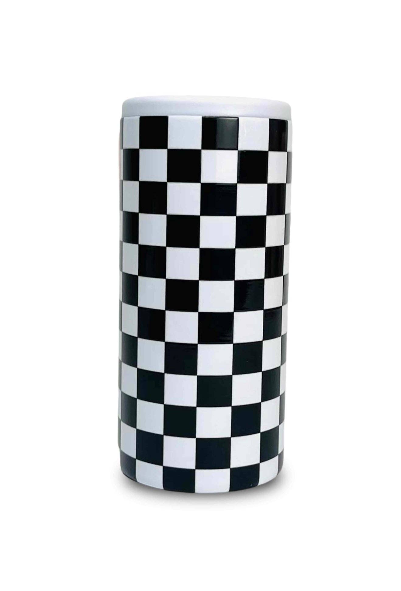 Hard Koozie in Checkerboard