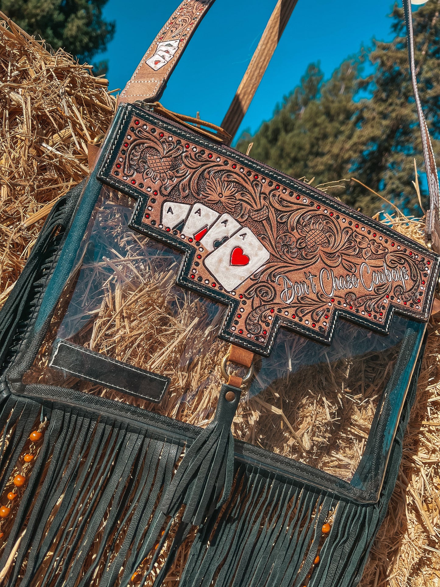 Don’t Chase Cowboys Clear Bag