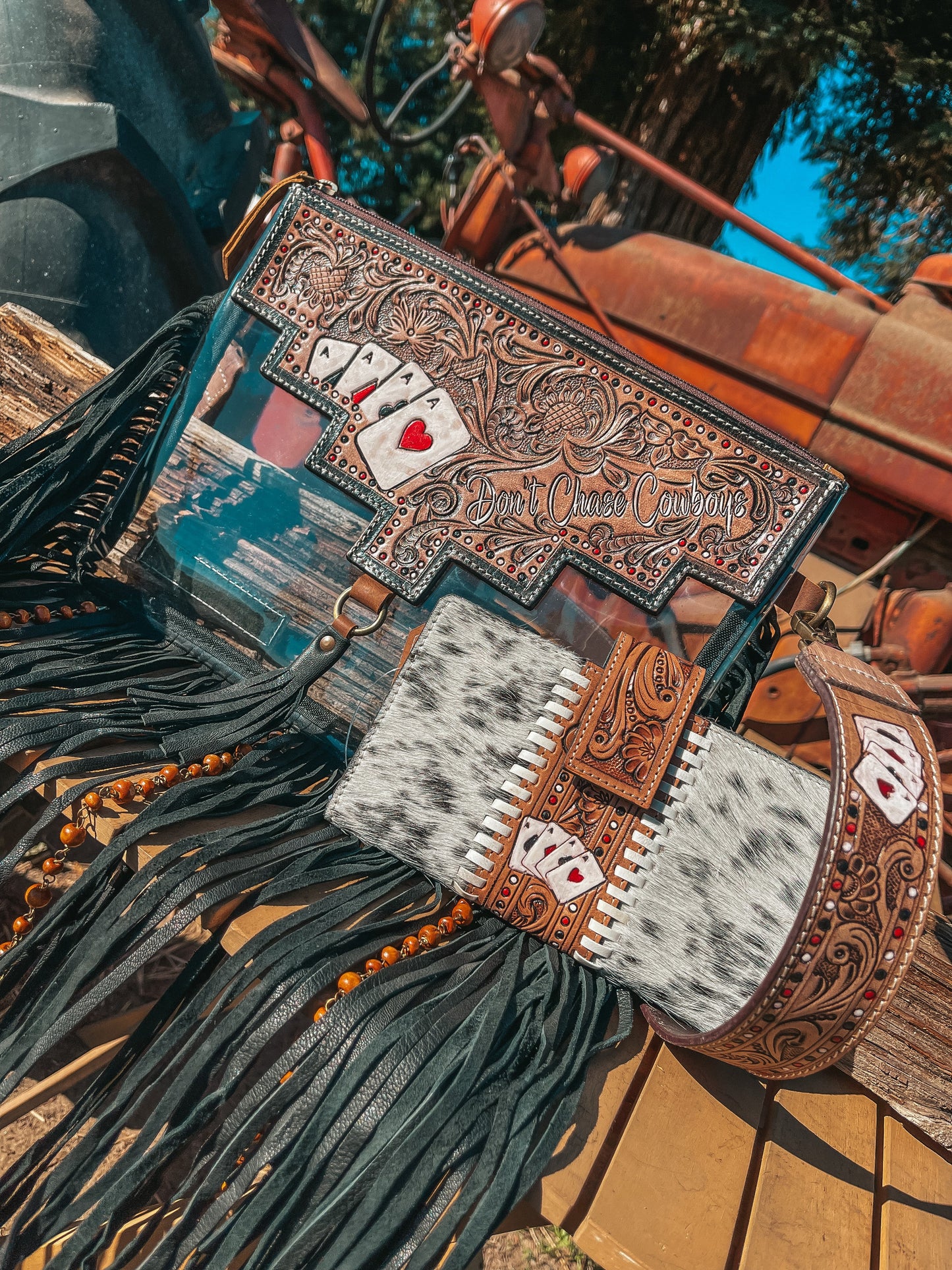 Don’t Chase Cowboys Clear Bag