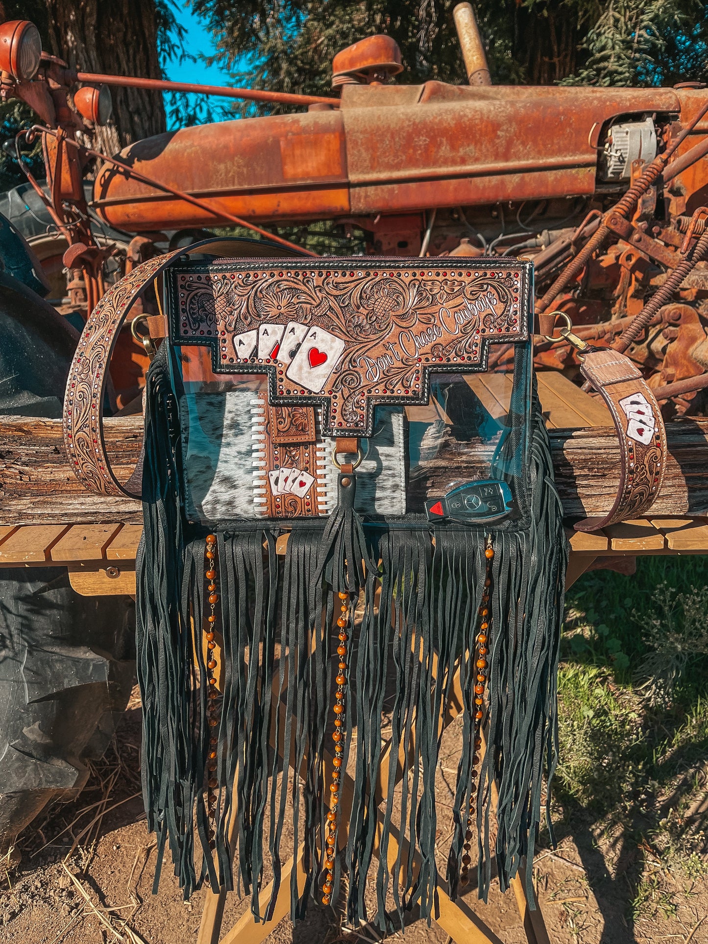 Don’t Chase Cowboys Clear Bag