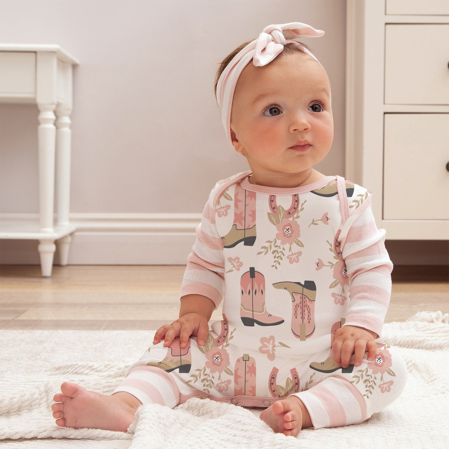 Cowgirl Boots Romper