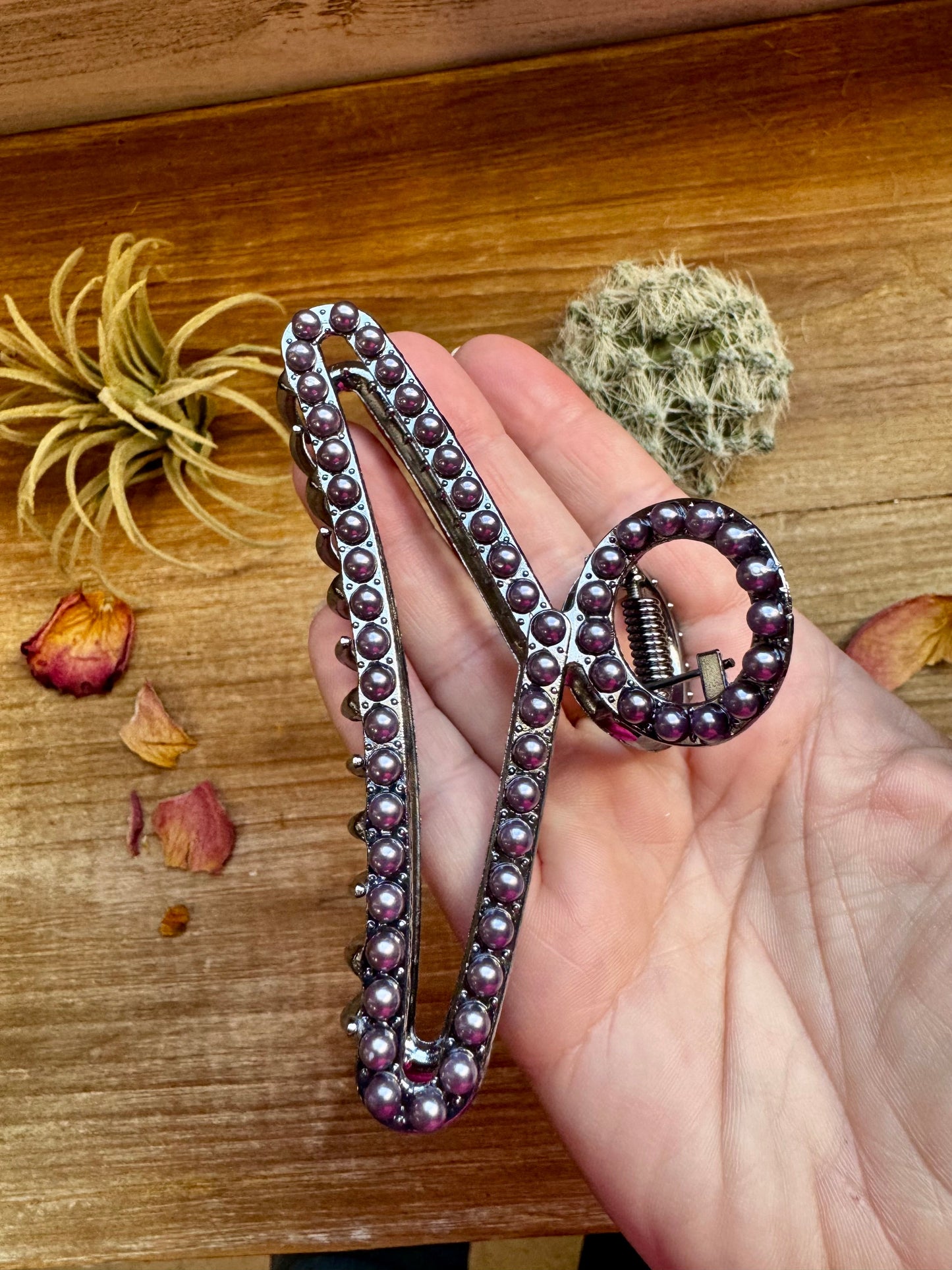 Faux pearls Hair Clips