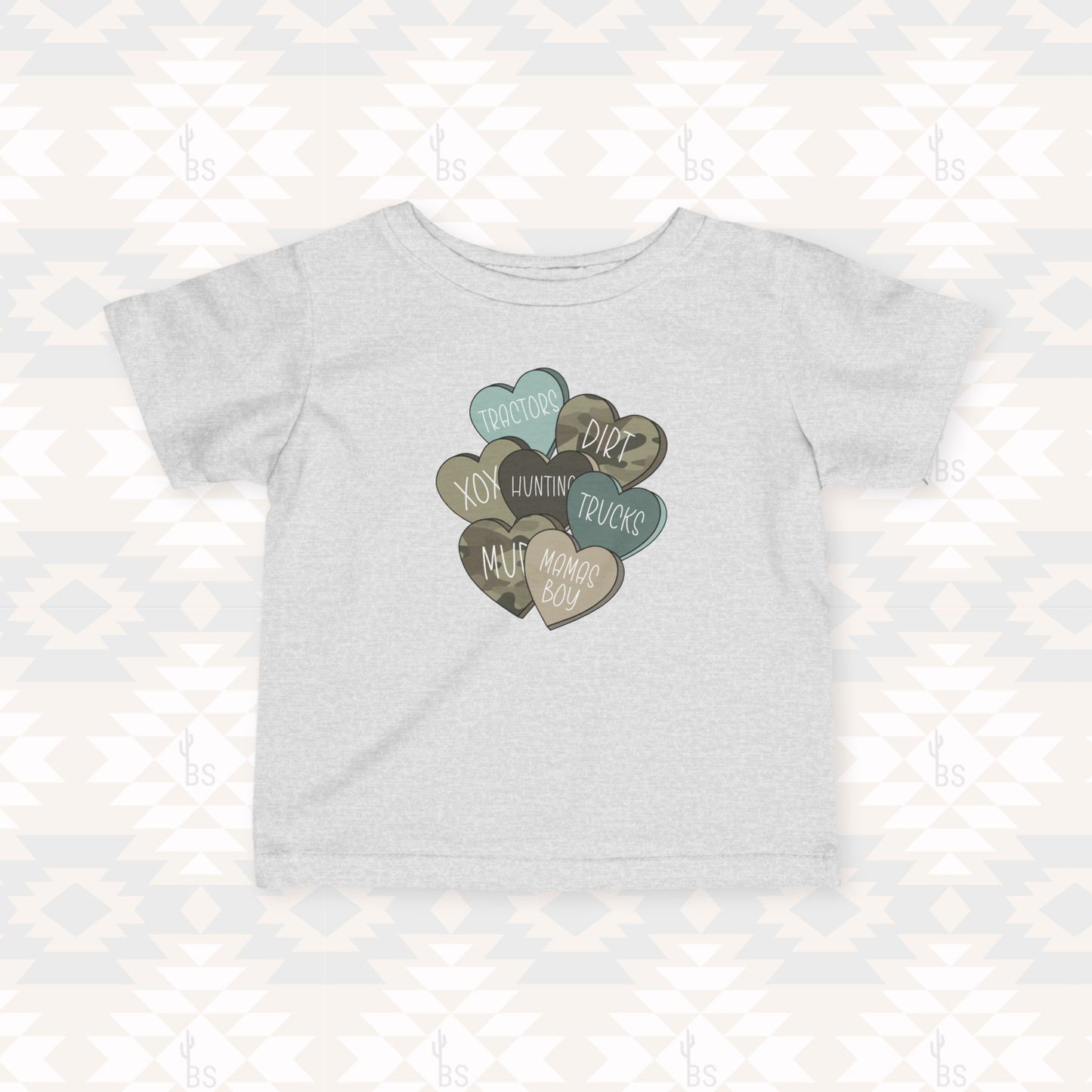 Boys Candy Hearts Valentine’s Tee