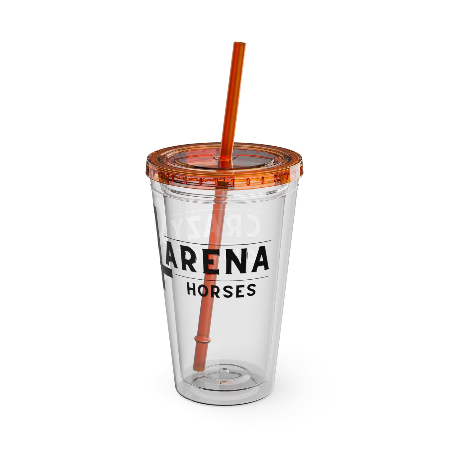 Crazy B Arena Tumbler with Straw