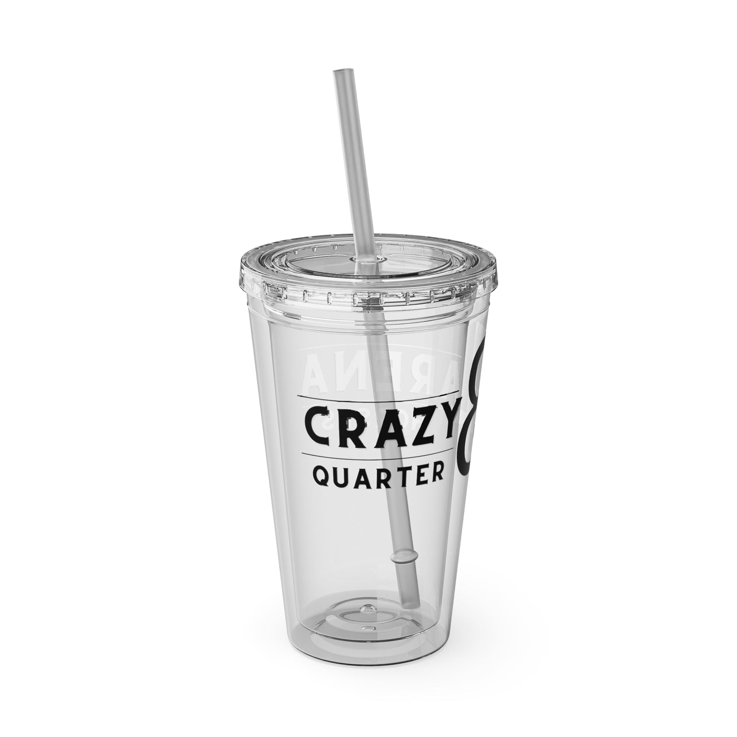 Crazy B Arena Tumbler with Straw