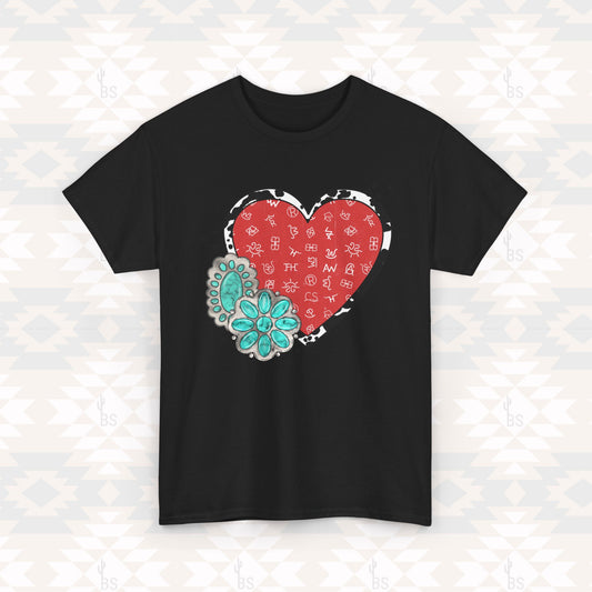 Branded Heart Valentine’s Tee Graphic Tee