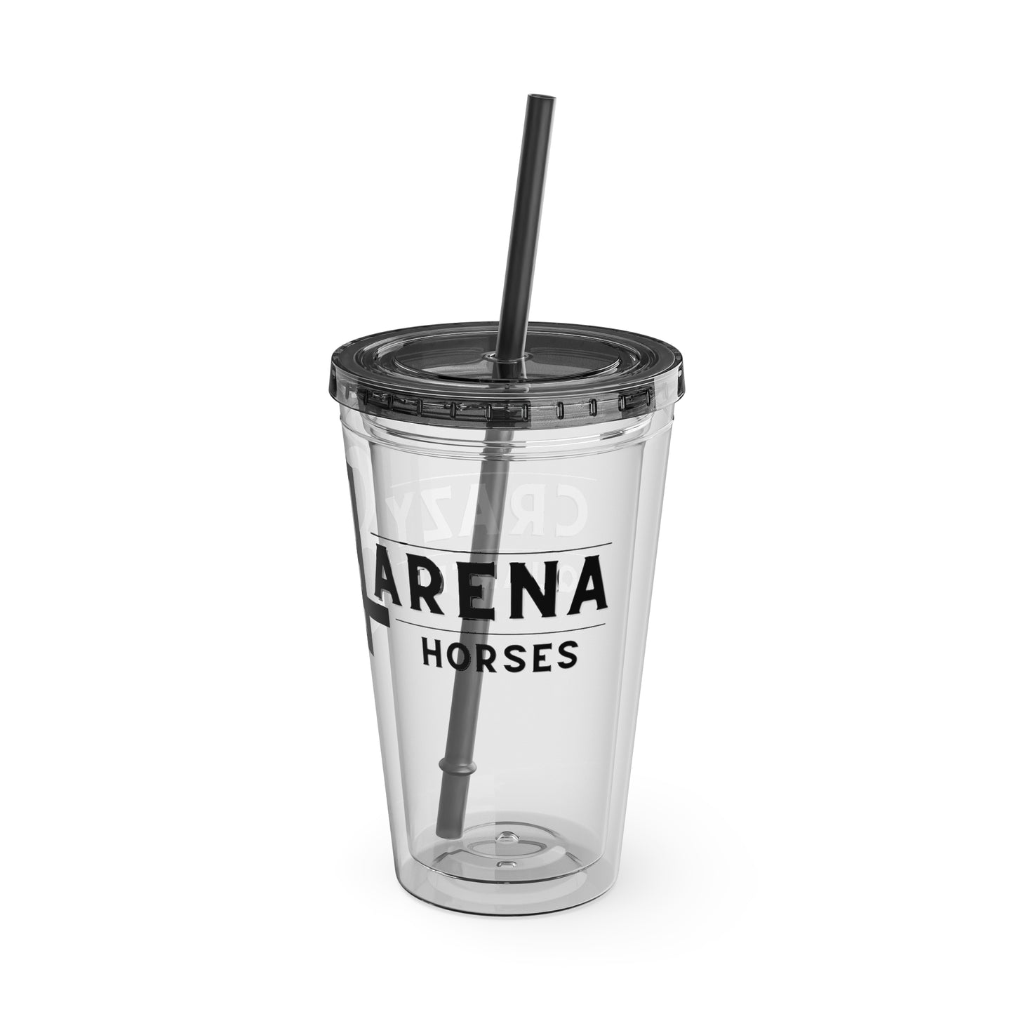 Crazy B Arena Tumbler with Straw