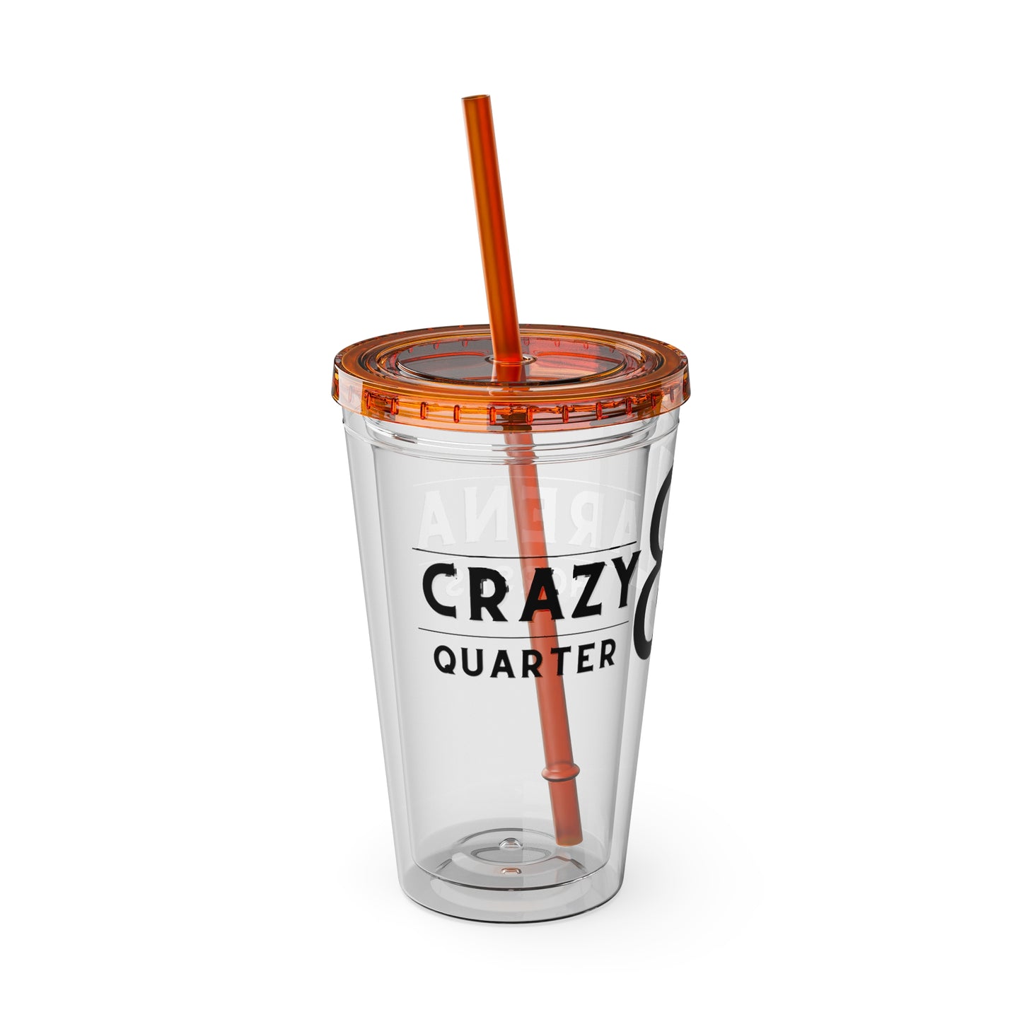 Crazy B Arena Tumbler with Straw