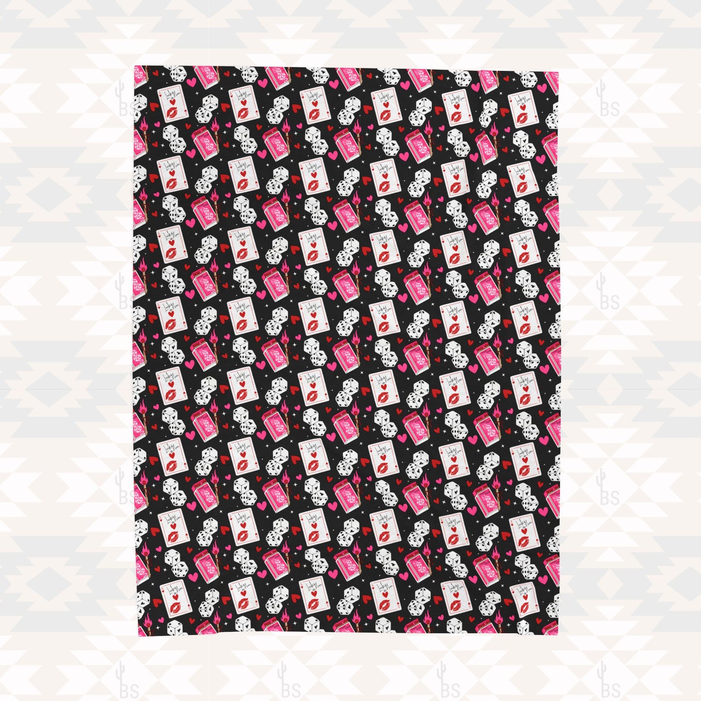 Lucky in Love Plush Blanket