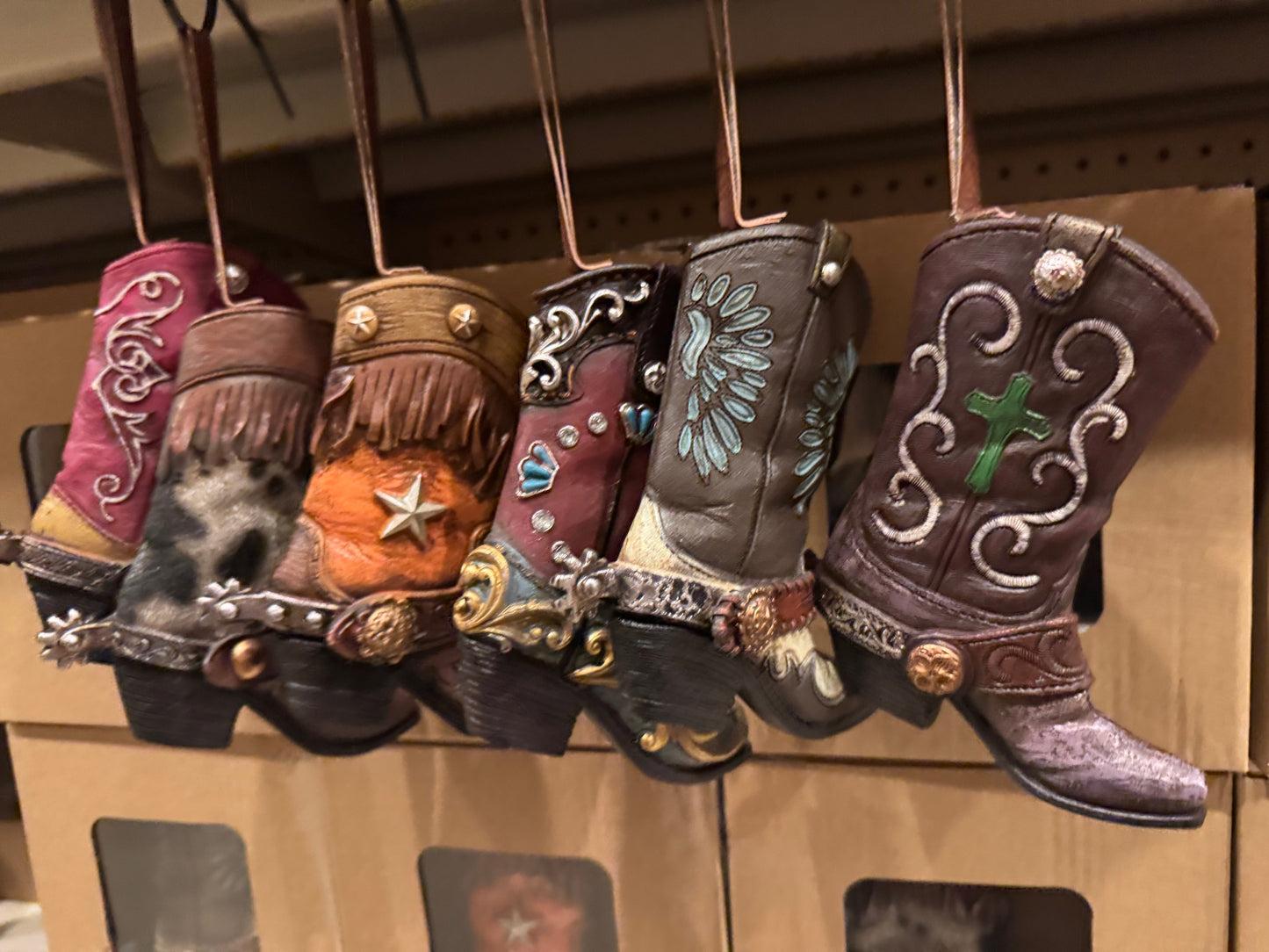 Boot Ornaments Set
