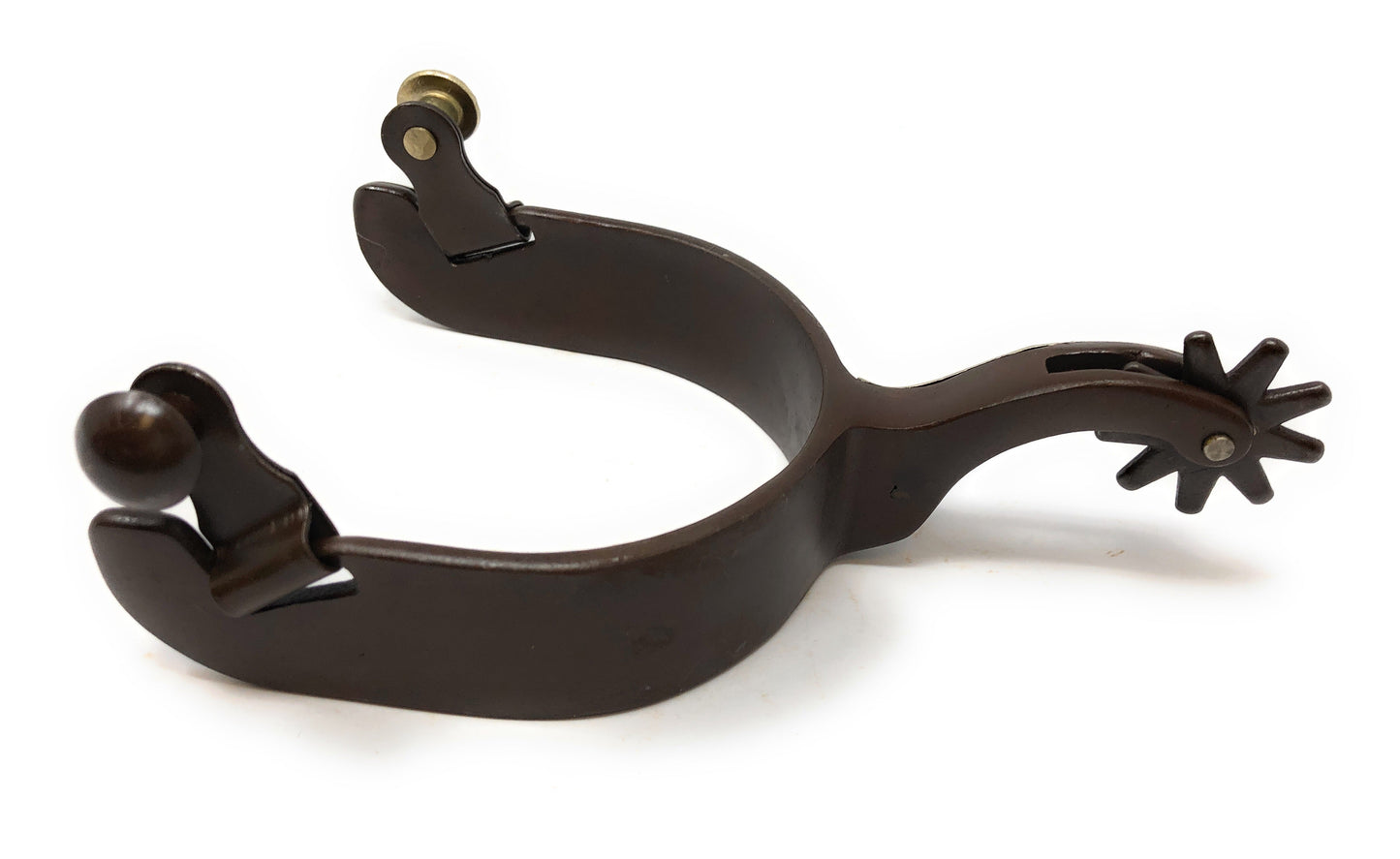 Men's Antique Brown Cutting Horse Spur Set
