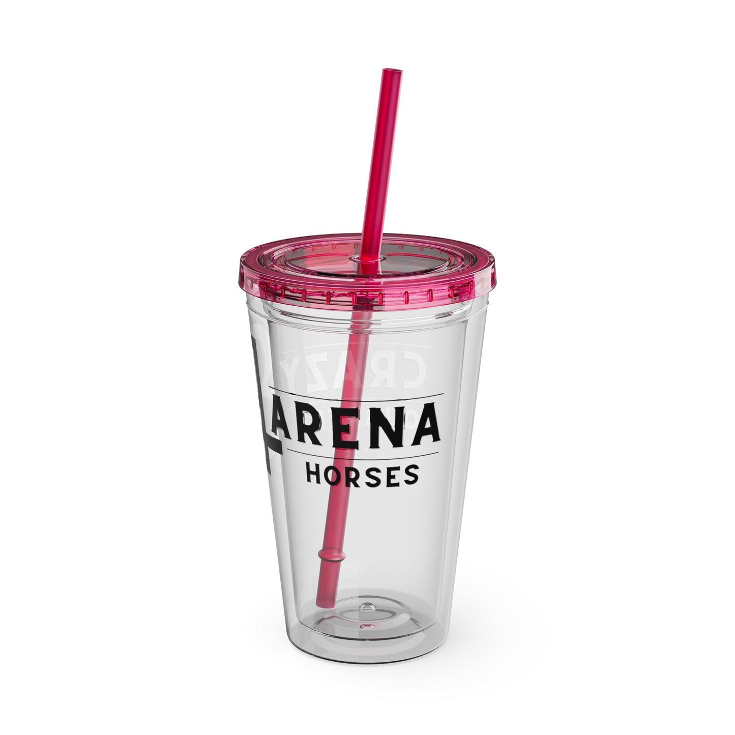 Crazy B Arena Tumbler with Straw