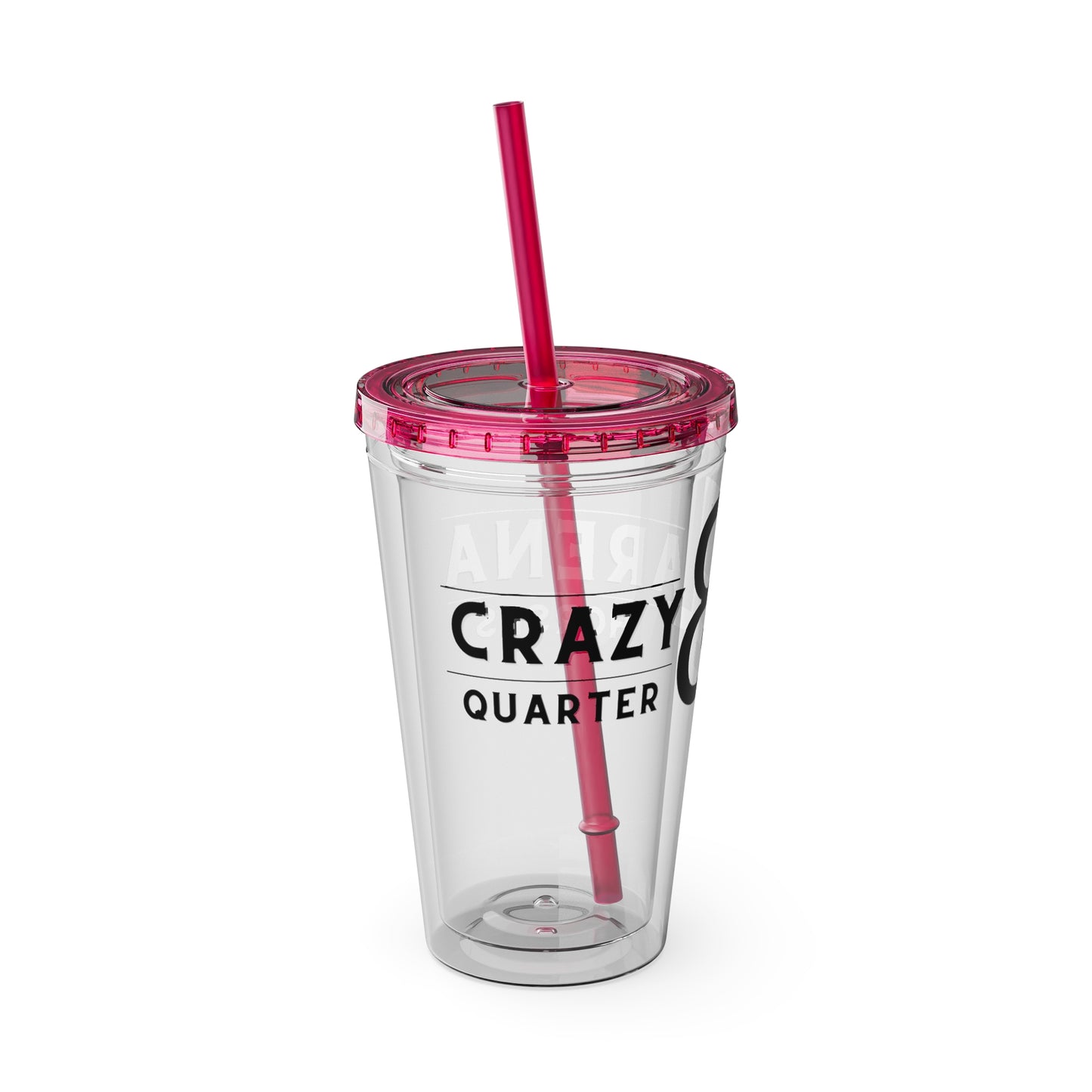 Crazy B Arena Tumbler with Straw