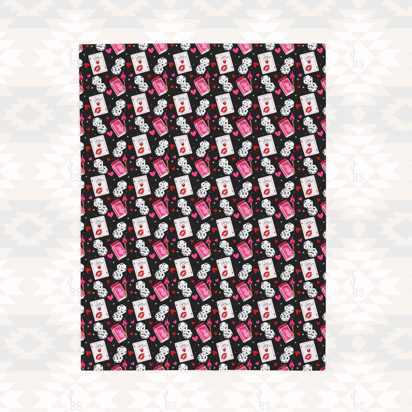 Lucky in Love Plush Blanket