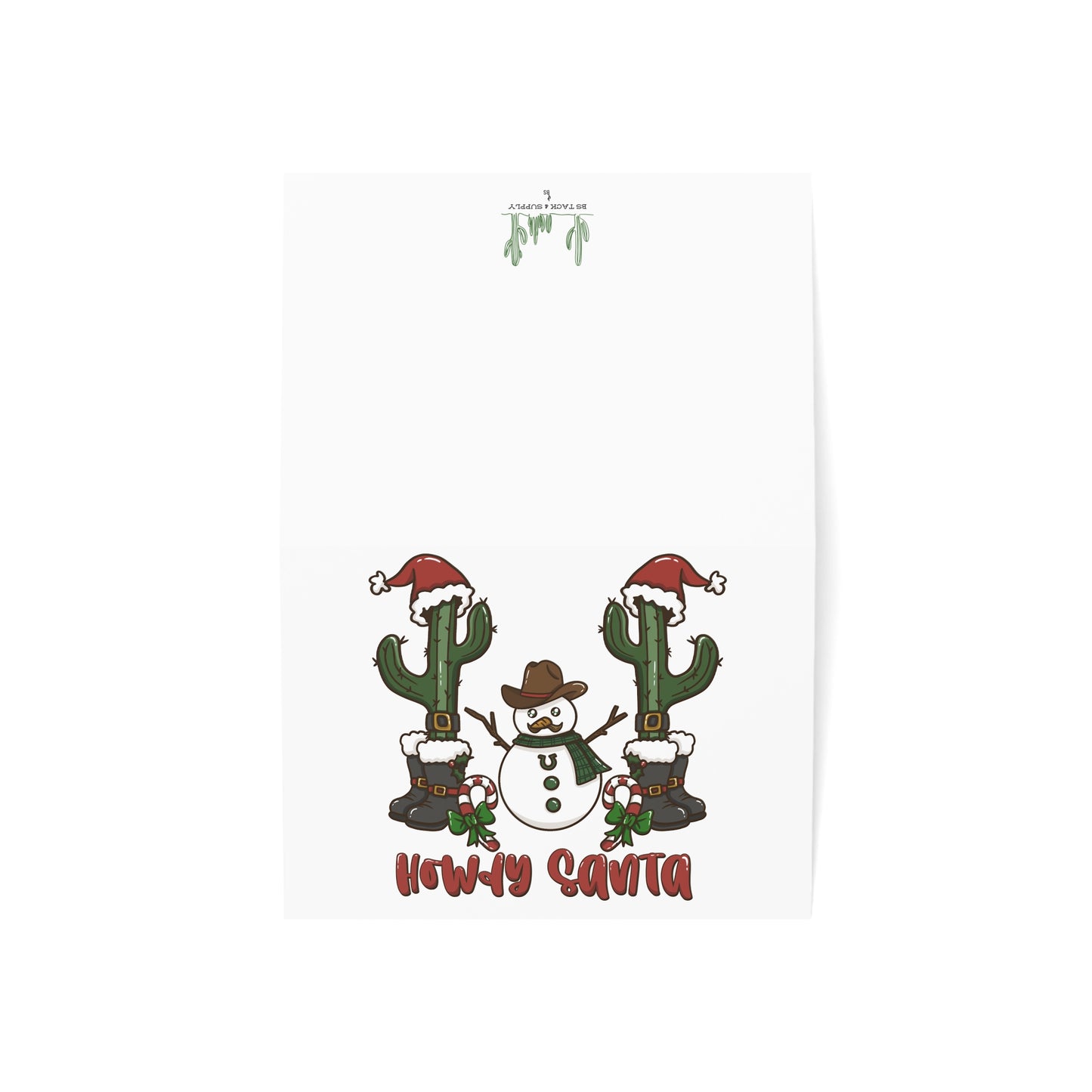 Howdy Santa Greeting Cards
