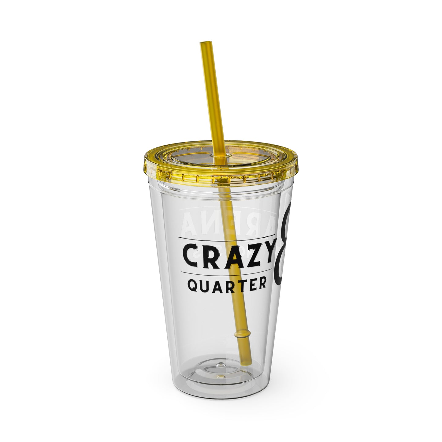 Crazy B Arena Tumbler with Straw