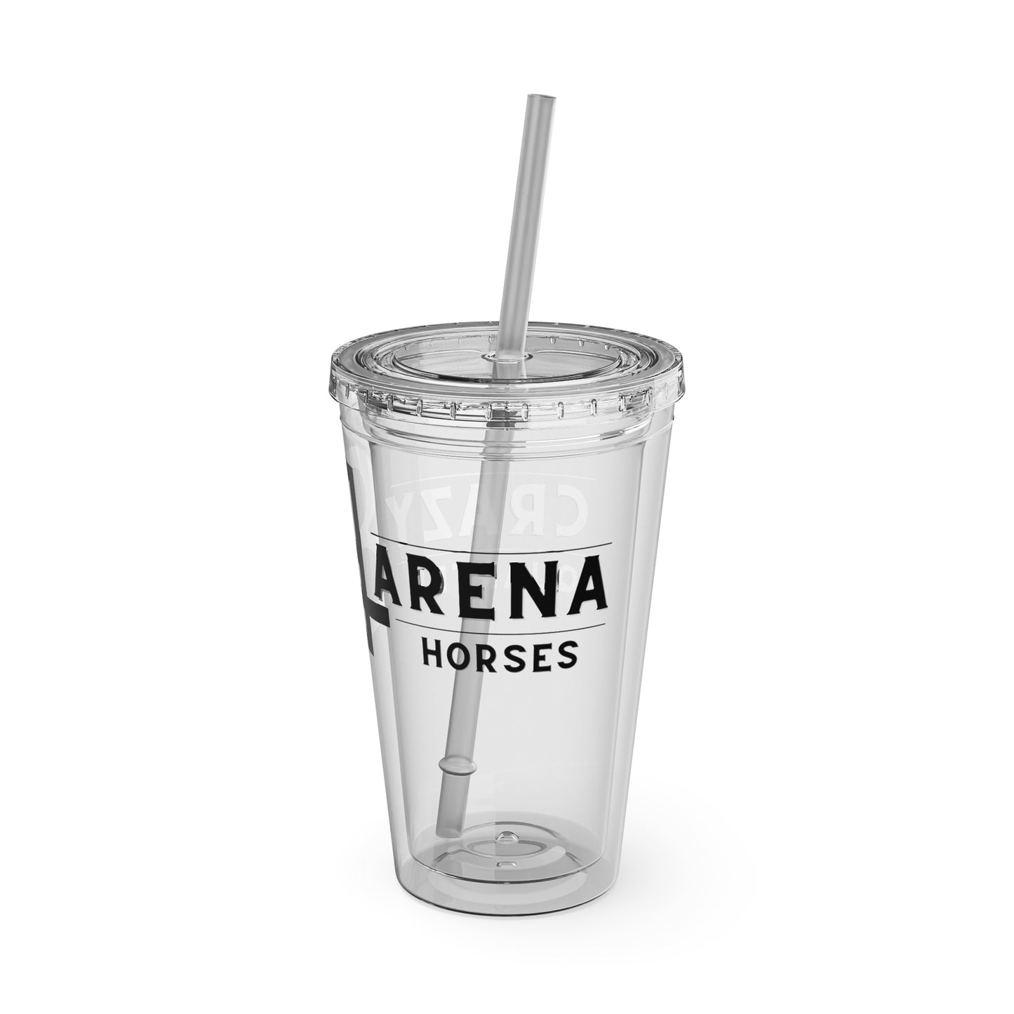 Crazy B Arena Tumbler with Straw