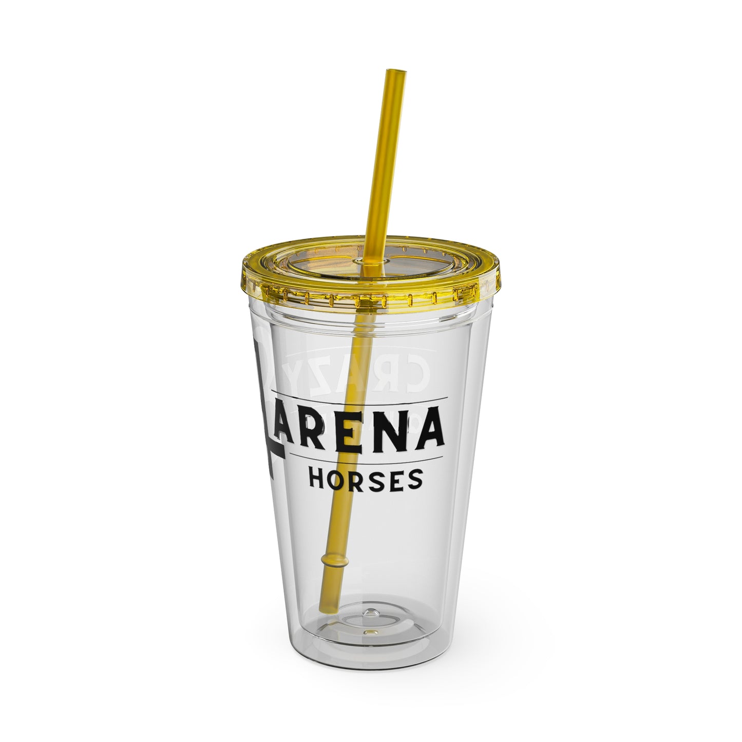 Crazy B Arena Tumbler with Straw