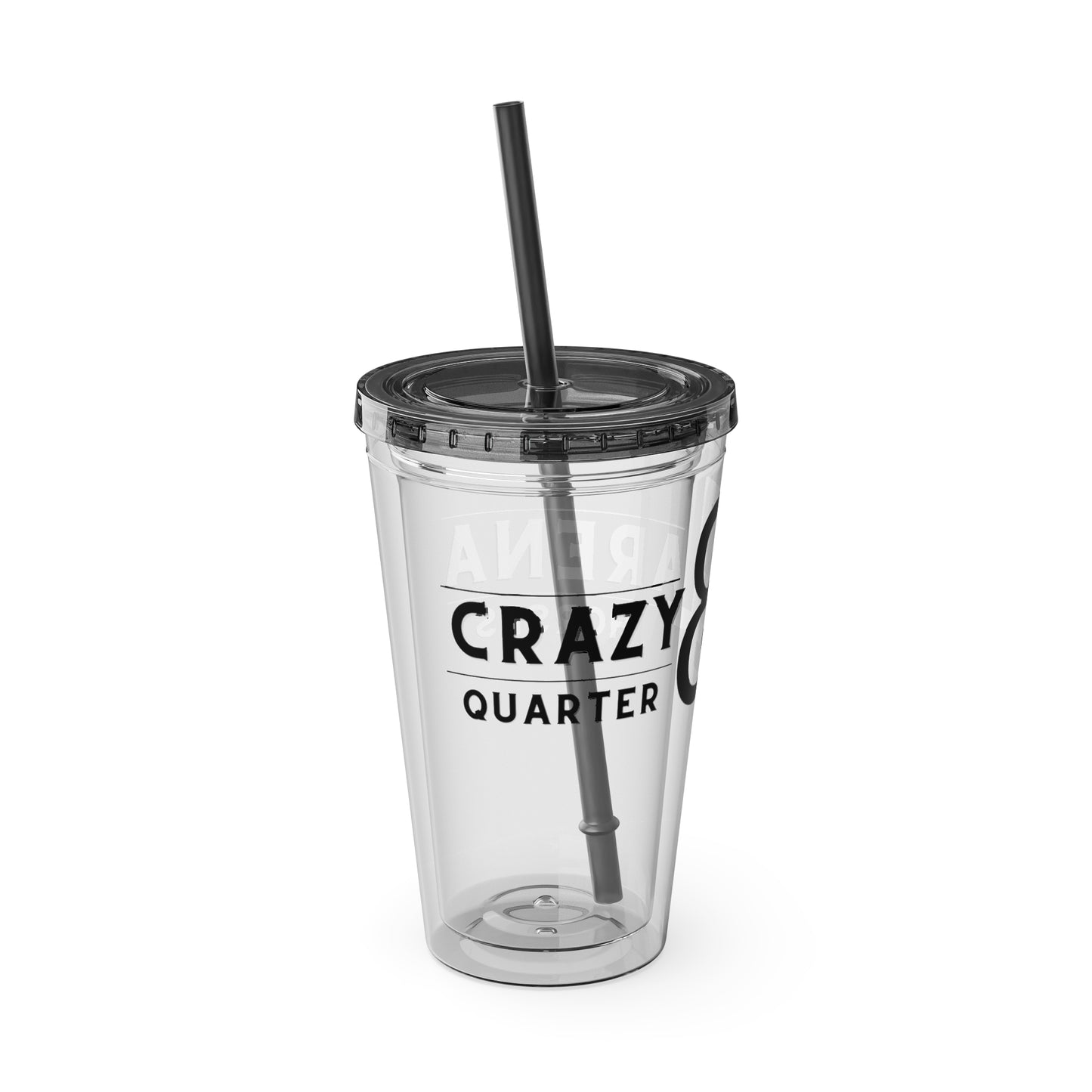 Crazy B Arena Tumbler with Straw