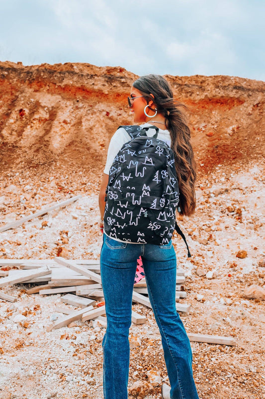 Black Brand Backpack and Lunch Box Set