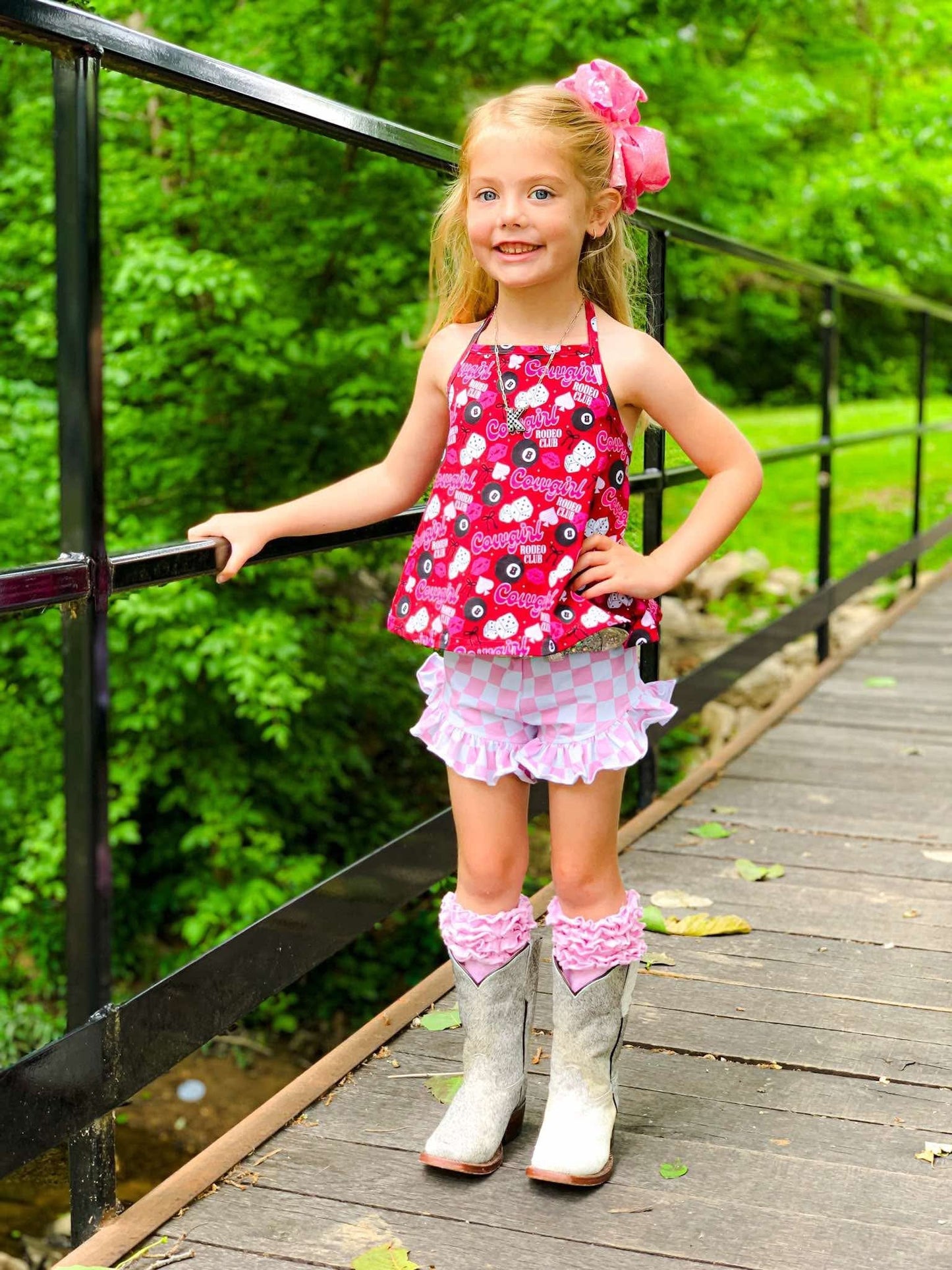 Cowgirl Rodeo Club Swing Top (FINAL SALE)