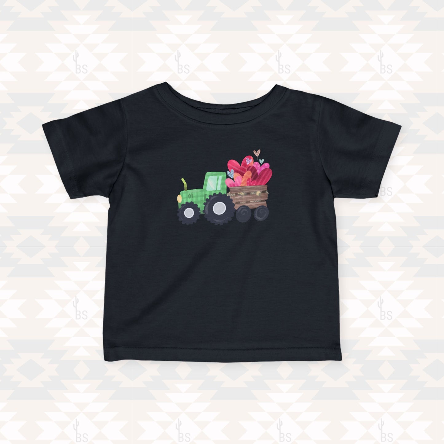 Tractor Love Toddler Valentine’s Graphic Tee