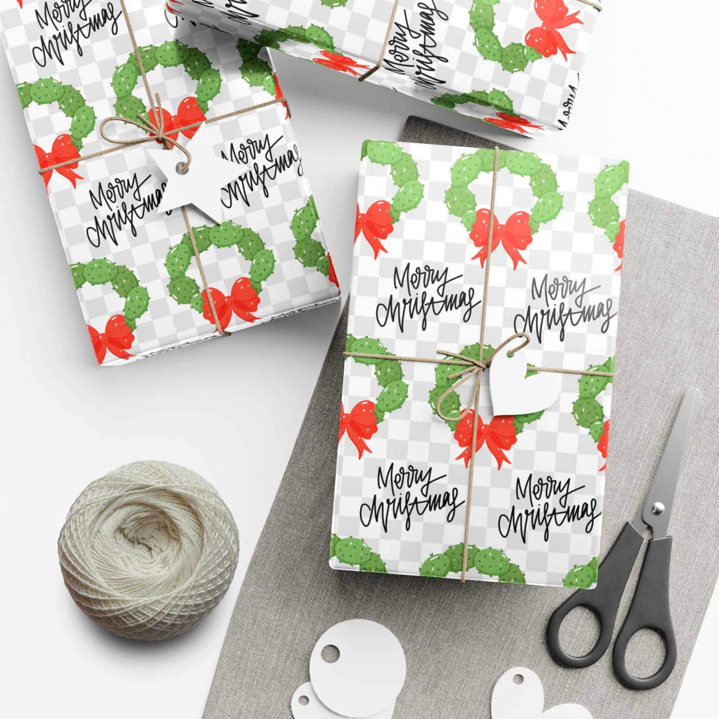 Cactus Christmas Wrapping Paper
