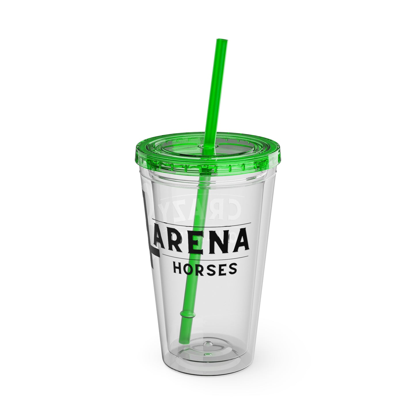 Crazy B Arena Tumbler with Straw