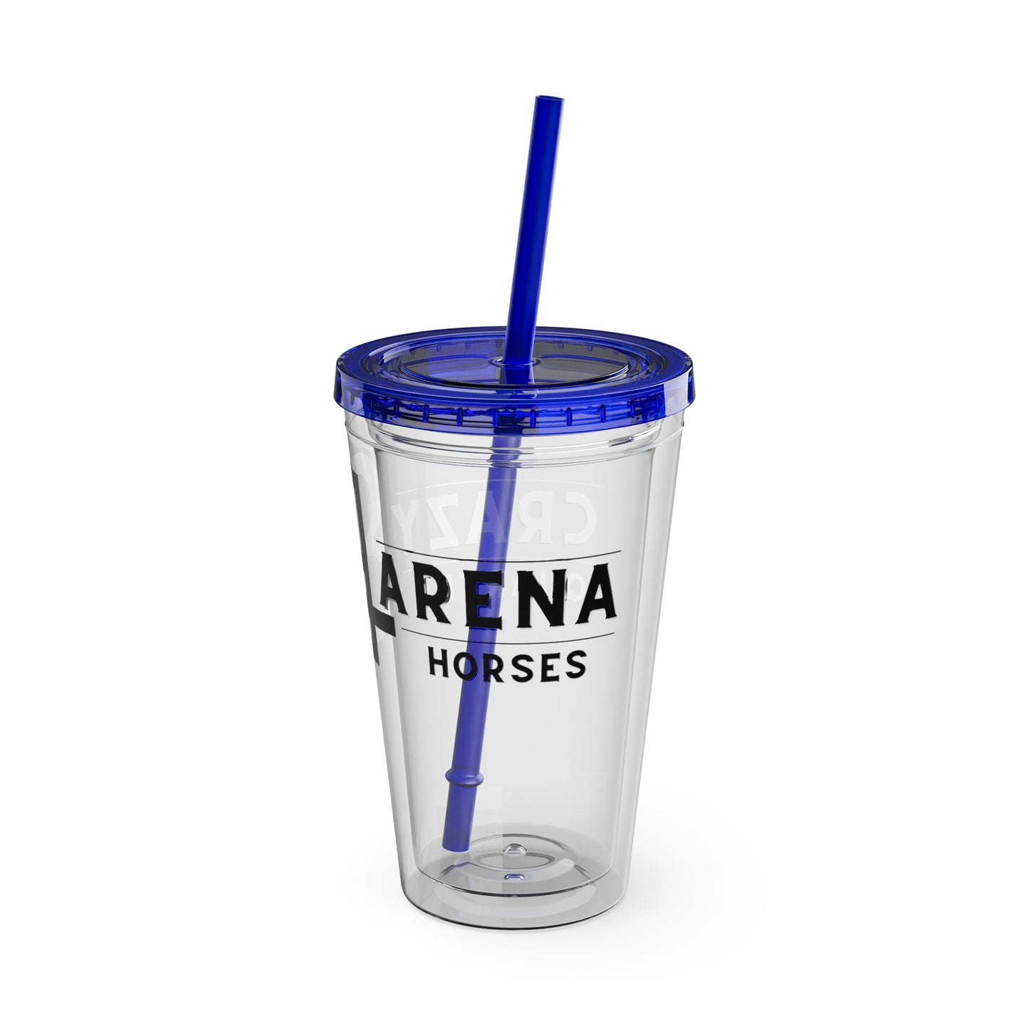 Crazy B Arena Tumbler with Straw
