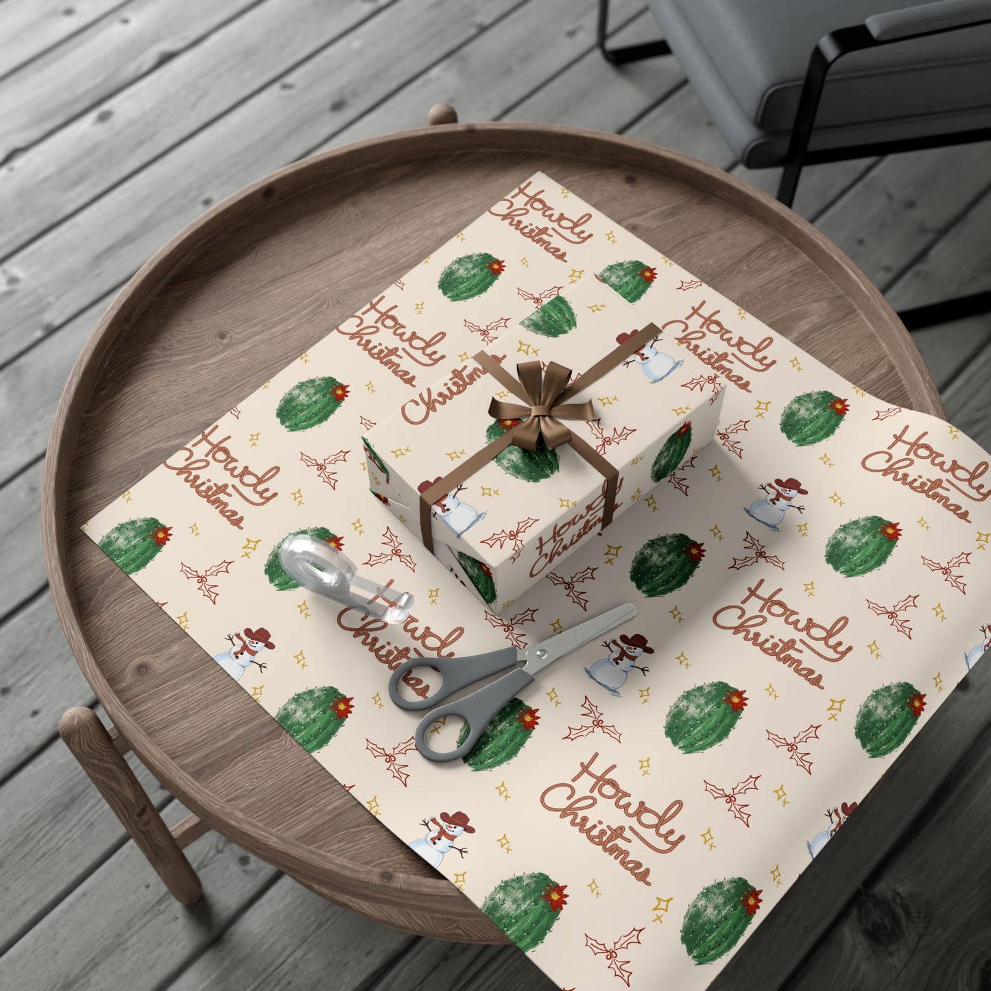 Howdy Christmas Wrapping Paper
