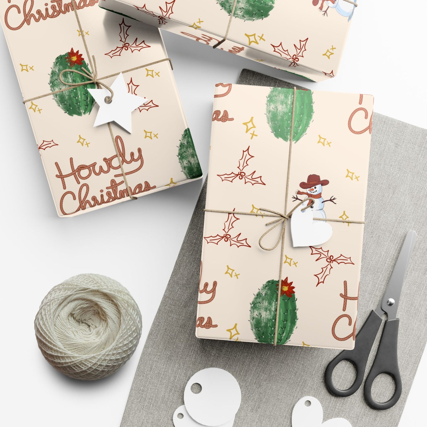 Howdy Christmas Wrapping Paper