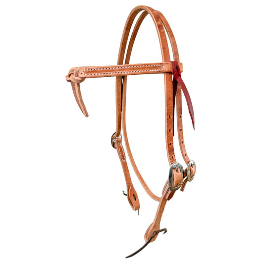Harness Leather Knotted Browband Headstall