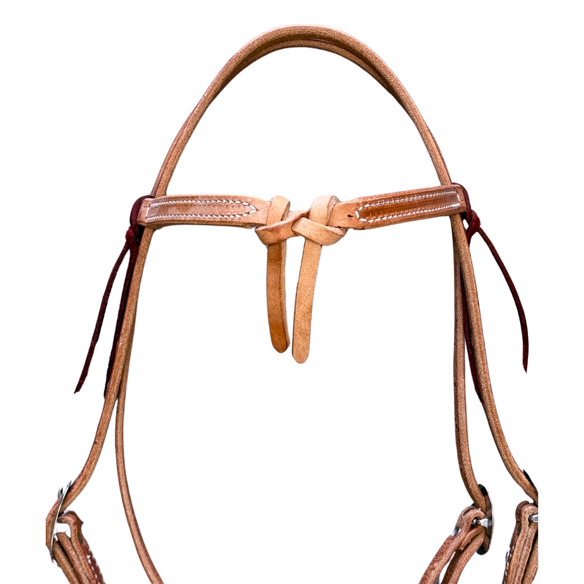 Harness Leather Knotted Browband Headstall