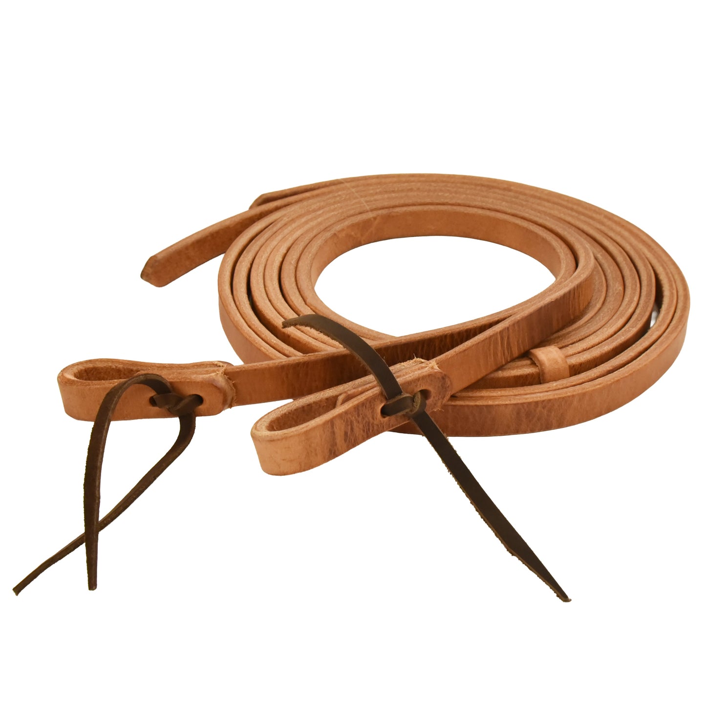 Harness Leather Split Reins - 3/4in x 8ft