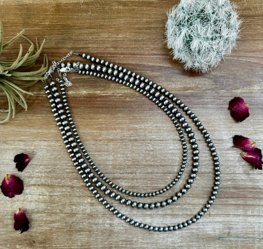 Build your own Sterling Silver Pearls Necklace!