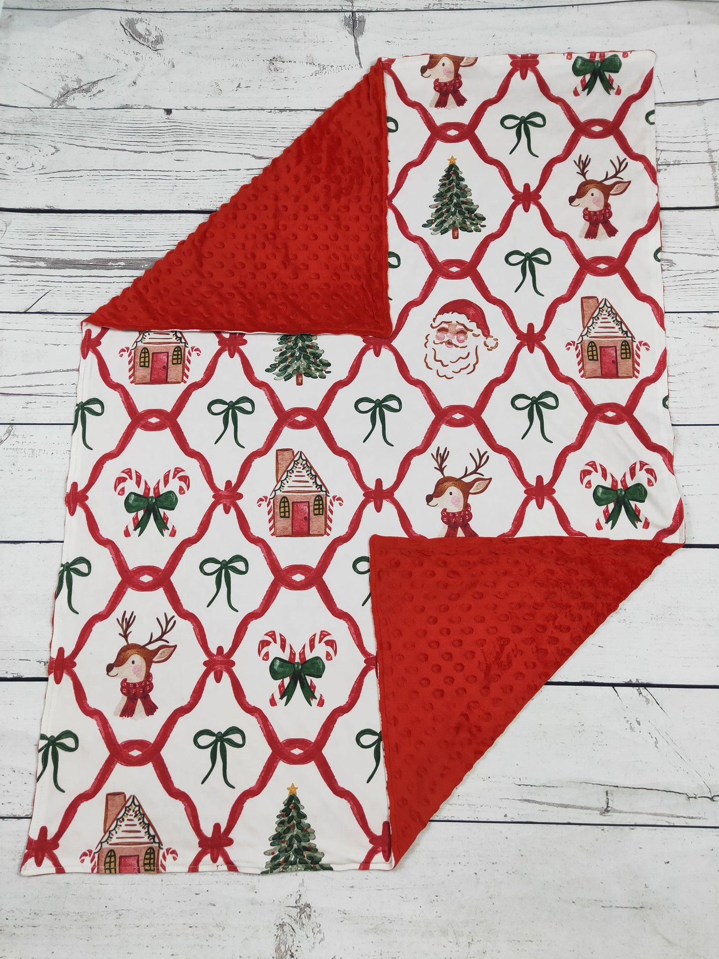 Bows Christmas Blanket