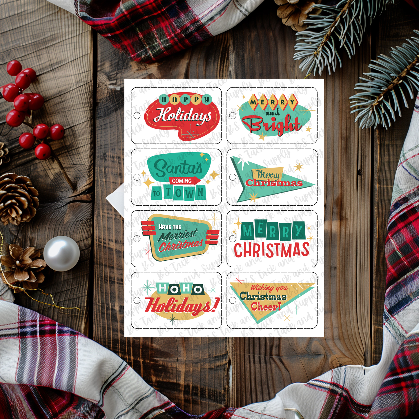 Printable Gift Tags — Instant Download